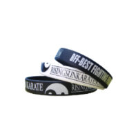 rising sun karate wristbands in two colors