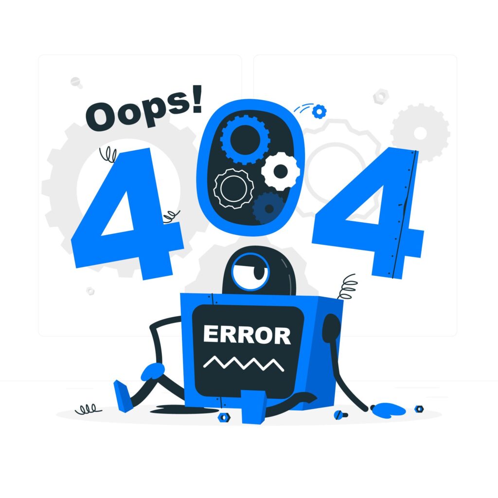 error 404 graphic